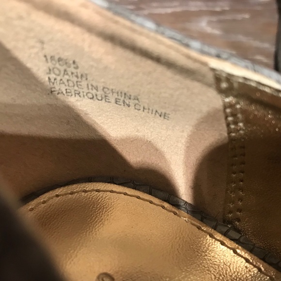 Vintage Sears Faux Snake Skin Heels, Size 7 - Picture 6 of 6